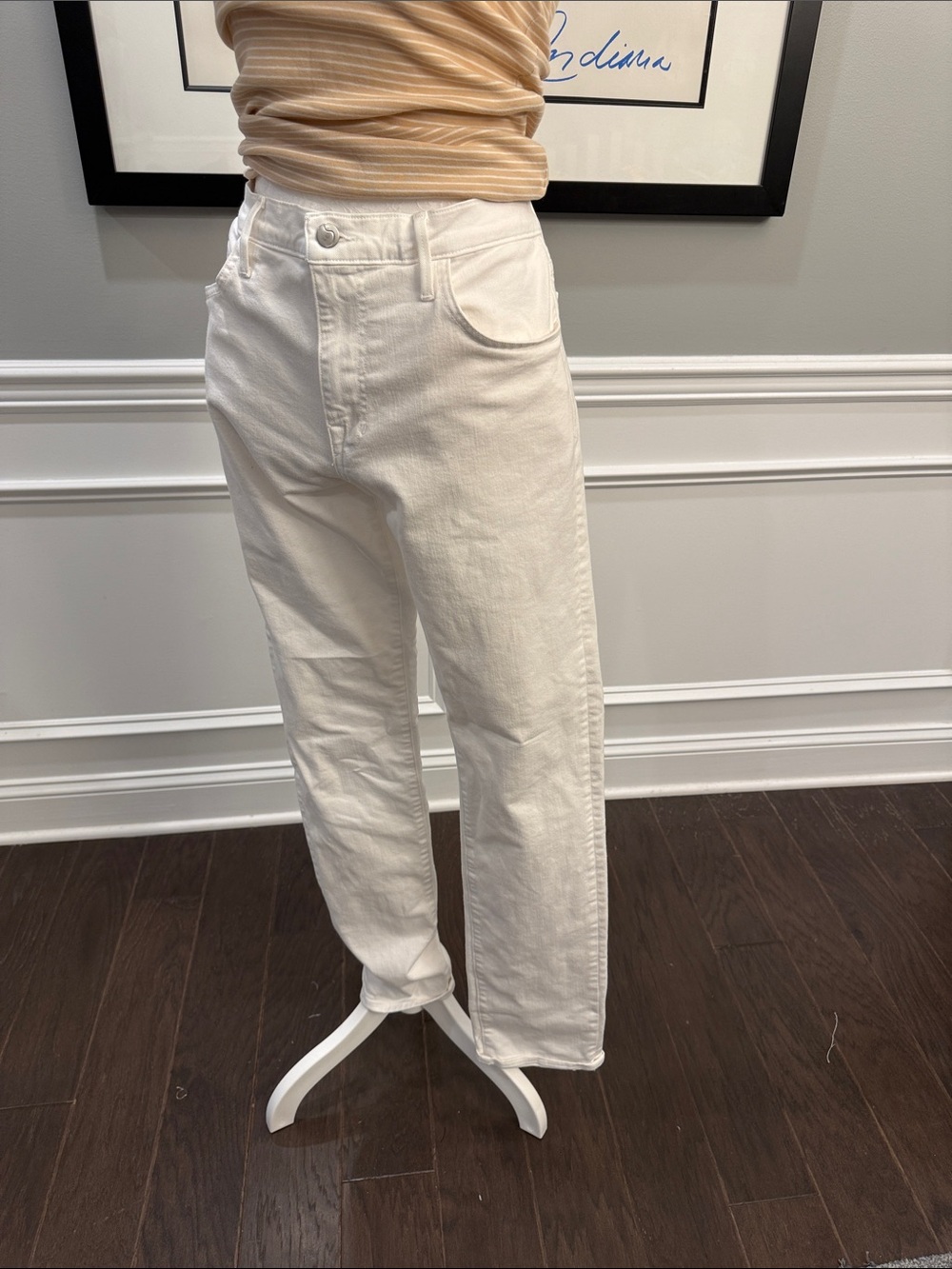 Joe's Jeans The Asher Slim Fit White Denim Jeans Size 32